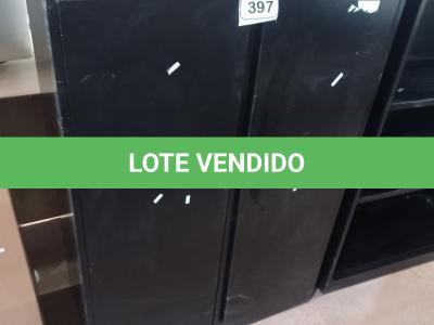 LOTE 397 -  01 ARMÁRIO EM AÇO 2 PORTAS (PORTA TRANCADA). (NO ESTADO) ATENÇÃO! FAZER A VISITAÇÃO ANTES DE ARREMATAR, NÃO SABEMOS SE FUNCIONA. LEILÃO NÃO TEM GARANTIA E NEM DEVOLUÇÃO, SUJEITO A POSSÍVEIS AVARIAS VISÍVEIS/OCULTAS E/OU AUSÊNCIA DE COMPONENTES.
