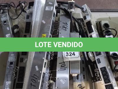 LOTE 324 - 01 LOTE COM TOMADAS PARA SERVIDORES.  (NO ESTADO) ATENÇÃO! FAZER A VISITAÇÃO ANTES DE ARREMATAR, NÃO SABEMOS SE FUNCIONA. LEILÃO NÃO TEM GARANTIA E NEM DEVOLUÇÃO, SUJEITO A POSSÍVEIS AVARIAS VISÍVEIS/OCULTAS E/OU AUSÊNCIA DE COMPONENTES.