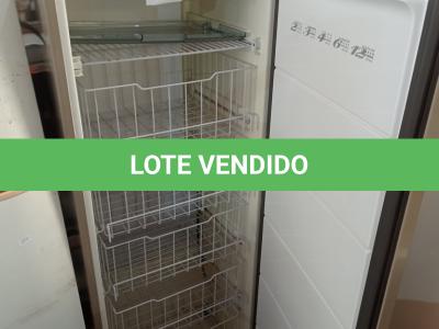 LOTE 368 -  01 FREEZER VERTICAL BRASTEMP CLEAN. (NO ESTADO) ATENÇÃO! FAZER A VISITAÇÃO ANTES DE ARREMATAR, NÃO SABEMOS SE FUNCIONA. LEILÃO NÃO TEM GARANTIA E NEM DEVOLUÇÃO, SUJEITO A POSSÍVEIS AVARIAS VISÍVEIS/OCULTAS E/OU AUSÊNCIA DE COMPONENTES.