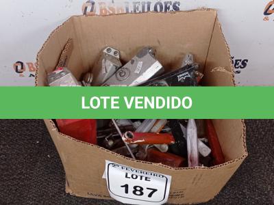 LOTE 187 - 10 MOLAS PARA PORTA. (NO ESTADO) ATENÇÃO! FAZER A VISITAÇÃO ANTES DE ARREMATAR, NÃO SABEMOS SE FUNCIONA. LEILÃO NÃO TEM GARANTIA E NEM DEVOLUÇÃO, SUJEITO A POSSÍVEIS AVARIAS VISÍVEIS/OCULTAS E/OU AUSÊNCIA DE COMPONENTES.