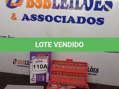 LOTE 110 - 01 CONJUNTO DE 46 PEÇAS DE MANGAS DE FERREMENTAS. (NOVO) (NO ESTADO) ATENÇÃO! FAZER A VISITAÇÃO ANTES DE ARREMATAR, NÃO SABEMOS SE FUNCIONA. LEILÃO NÃO TEM GARANTIA E NEM DEVOLUÇÃO, SUJEITO A POSSÍVEIS AVARIAS VISÍVEIS/OCULTAS E/OU AUSÊNCIA DE COMPONENTES.