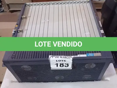 LOTE 183 - 01 OLT 2TEC600 TITAN. (NO ESTADO) ATENÇÃO! FAZER A VISITAÇÃO ANTES DE ARREMATAR, NÃO SABEMOS SE FUNCIONA. LEILÃO NÃO TEM GARANTIA E NEM DEVOLUÇÃO, SUJEITO A POSSÍVEIS AVARIAS VISÍVEIS/OCULTAS E/OU AUSÊNCIA DE COMPONENTES.