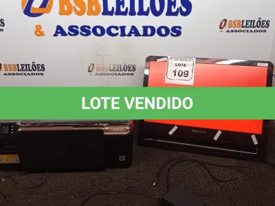 LOTE 109 - 01 IMPRESSORA PHOTOSMARTE C4795 HP E 01 MONITOR MARCA POSITIVO PARA RETIRADA DE PEÇAS. (NO ESTADO) ATENÇÃO! FAZER A VISITAÇÃO ANTES DE ARREMATAR, NÃO SABEMOS SE FUNCIONA. LEILÃO NÃO TEM GARANTIA E NEM DEVOLUÇÃO, SUJEITO A POSSÍVEIS AVARIAS VISÍVEIS/OCULTAS E/OU AUSÊNCIA DE COMPONENTES.