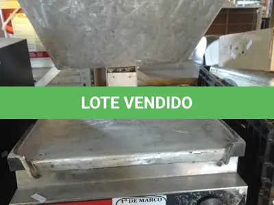 LOTE 079 - 01 CHAPA ELÉTRICA MARCA CROYDON. (NO ESTADO) ATENÇÃO! FAZER A VISITAÇÃO ANTES DE ARREMATAR, NÃO SABEMOS SE FUNCIONA. LEILÃO NÃO TEM GARANTIA E NEM DEVOLUÇÃO, SUJEITO A POSSÍVEIS AVARIAS VISÍVEIS/OCULTAS E/OU AUSÊNCIA DE COMPONENTES.