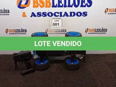 LOTE 001 - 01 CARRINHO TUFÃO DE CONTROLE REMOTO. (NO ESTADO) ATENÇÃO! FAZER A VISITAÇÃO ANTES DE ARREMATAR, NÃO SABEMOS SE FUNCIONA. LEILÃO NÃO TEM GARANTIA E NEM DEVOLUÇÃO, SUJEITO A POSSÍVEIS AVARIAS VISÍVEIS/OCULTAS E/OU AUSÊNCIA DE COMPONENTES.