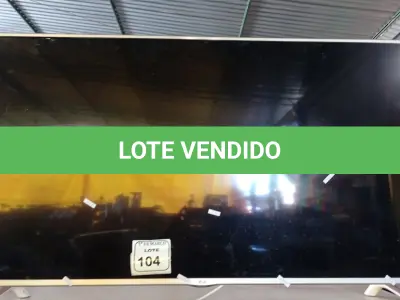 LOTE 104 - 01 TV 55’’ MARCA LG COM A TELA QUEBRADA. APENAS PARA RETIRADA DE PEÇAS. (NO ESTADO) ATENÇÃO! FAZER A VISITAÇÃO ANTES DE ARREMATAR, NÃO SABEMOS SE FUNCIONA. LEILÃO NÃO TEM GARANTIA E NEM DEVOLUÇÃO, SUJEITO A POSSÍVEIS AVARIAS VISÍVEIS/OCULTAS E/OU AUSÊNCIA DE COMPONENTES.