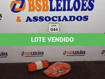 LOTE 044 - 02 CINTAS PARA SEGURANÇA. (NO ESTADO) ATENÇÃO! FAZER A VISITAÇÃO ANTES DE ARREMATAR, NÃO SABEMOS SE FUNCIONA. LEILÃO NÃO TEM GARANTIA E NEM DEVOLUÇÃO, SUJEITO A POSSÍVEIS AVARIAS VISÍVEIS/OCULTAS E/OU AUSÊNCIA DE COMPONENTES.