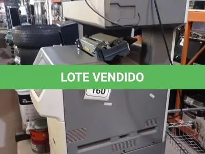LOTE 160 - 01 IMPRESSORA MULTIFUNCIONAL X748DE MARCA LEXMARK. (NO ESTADO) ATENÇÃO! FAZER A VISITAÇÃO ANTES DE ARREMATAR, NÃO SABEMOS SE FUNCIONA. LEILÃO NÃO TEM GARANTIA E NEM DEVOLUÇÃO, SUJEITO A POSSÍVEIS AVARIAS VISÍVEIS/OCULTAS E/OU AUSÊNCIA DE COMPONENTES.