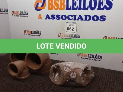LOTE 052 - 03 JOELHOS 90 SOLDAVEL-110MM E 01 JOELHO 90 SOLD 75MM. (NOVO) (NO ESTADO) ATENÇÃO! FAZER A VISITAÇÃO ANTES DE ARREMATAR, NÃO SABEMOS SE FUNCIONA. LEILÃO NÃO TEM GARANTIA E NEM DEVOLUÇÃO, SUJEITO A POSSÍVEIS AVARIAS VISÍVEIS/OCULTAS E/OU AUSÊNCIA DE COMPONENTES.