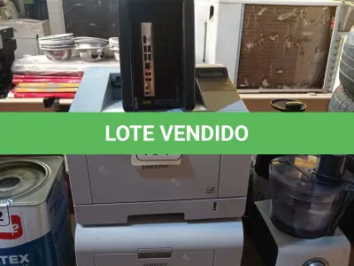 LOTE 164 - 02 IMPRESSORAS MARCA SAMSUNG COM TONNER E 01 CPU MARCA CC. (NO ESTADO) ATENÇÃO! FAZER A VISITAÇÃO ANTES DE ARREMATAR, NÃO SABEMOS SE FUNCIONA. LEILÃO NÃO TEM GARANTIA E NEM DEVOLUÇÃO, SUJEITO A POSSÍVEIS AVARIAS VISÍVEIS/OCULTAS E/OU AUSÊNCIA DE COMPONENTES.