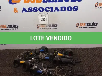 LOTE 231 - 01 LOTE COM LEITORES DE CÓDIGO DE BARRAS. (NO ESTADO) ATENÇÃO! FAZER A VISITAÇÃO ANTES DE ARREMATAR, NÃO SABEMOS SE FUNCIONA. LEILÃO NÃO TEM GARANTIA E NEM DEVOLUÇÃO, SUJEITO A POSSÍVEIS AVARIAS VISÍVEIS/OCULTAS E/OU AUSÊNCIA DE COMPONENTES.