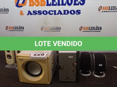 LOTE 228 - 01 LOTE COM CAIXAS SUBWOOFER E CAIXAS PEQUENAS PARA HOMER THEATER. (NO ESTADO) ATENÇÃO! FAZER A VISITAÇÃO ANTES DE ARREMATAR, NÃO SABEMOS SE FUNCIONA. LEILÃO NÃO TEM GARANTIA E NEM DEVOLUÇÃO, SUJEITO A POSSÍVEIS AVARIAS VISÍVEIS/OCULTAS E/OU AUSÊNCIA DE COMPONENTES.