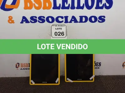 LOTE 026 - 02 TABLET’S SEM CARREGADOR MARCA POSITIVO. (NO ESTADO) ATENÇÃO! FAZER A VISITAÇÃO ANTES DE ARREMATAR, NÃO SABEMOS SE FUNCIONA. LEILÃO NÃO TEM GARANTIA E NEM DEVOLUÇÃO, SUJEITO A POSSÍVEIS AVARIAS VISÍVEIS/OCULTAS E/OU AUSÊNCIA DE COMPONENTES.