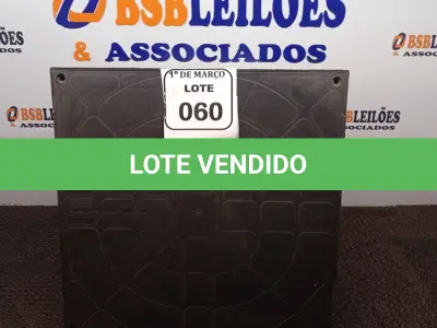 LOTE 060 - 01 CAIXA DE GORDURA ESGOTO CESTO DE LIMPEZA REMOVÍVEL. (NOVO) (NO ESTADO) ATENÇÃO! FAZER A VISITAÇÃO ANTES DE ARREMATAR, NÃO SABEMOS SE FUNCIONA. LEILÃO NÃO TEM GARANTIA E NEM DEVOLUÇÃO, SUJEITO A POSSÍVEIS AVARIAS VISÍVEIS/OCULTAS E/OU AUSÊNCIA DE COMPONENTES.