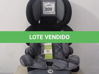 LOTE 200 - 01 CADEIRA DE BEBÊ PARA CARRO MARCA TUTTY BABY. (NO ESTADO) ATENÇÃO! FAZER A VISITAÇÃO ANTES DE ARREMATAR, NÃO SABEMOS SE FUNCIONA. LEILÃO NÃO TEM GARANTIA E NEM DEVOLUÇÃO, SUJEITO A POSSÍVEIS AVARIAS VISÍVEIS/OCULTAS E/OU AUSÊNCIA DE COMPONENTES.