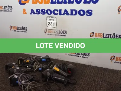LOTE 231 - 01 LOTE COM LEITORES DE CÓDIGO DE BARRAS. (NO ESTADO) ATENÇÃO! FAZER A VISITAÇÃO ANTES DE ARREMATAR, NÃO SABEMOS SE FUNCIONA. LEILÃO NÃO TEM GARANTIA E NEM DEVOLUÇÃO, SUJEITO A POSSÍVEIS AVARIAS VISÍVEIS/OCULTAS E/OU AUSÊNCIA DE COMPONENTES.