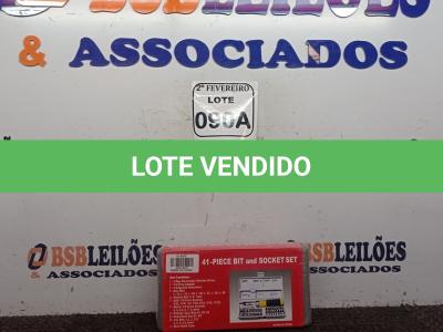 LOTE 090 - 41 PIECE BIT ANDE SOCKET SET. (NOVA) (NO ESTADO) ATENÇÃO! FAZER A VISITAÇÃO ANTES DE ARREMATAR, NÃO SABEMOS SE FUNCIONA. LEILÃO NÃO TEM GARANTIA E NEM DEVOLUÇÃO, SUJEITO A POSSÍVEIS AVARIAS VISÍVEIS/OCULTAS E/OU AUSÊNCIA DE COMPONENTES.