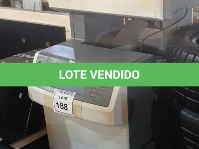 LOTE 188 - 01 IMPRESSORA LEXMARK X748DE. (NO ESTADO) ATENÇÃO! FAZER A VISITAÇÃO ANTES DE ARREMATAR, NÃO SABEMOS SE FUNCIONA. LEILÃO NÃO TEM GARANTIA E NEM DEVOLUÇÃO, SUJEITO A POSSÍVEIS AVARIAS VISÍVEIS/OCULTAS E/OU AUSÊNCIA DE COMPONENTES.