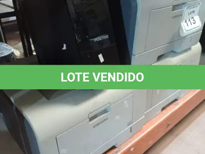 LOTE 113 - 03 IMPRESSORAS MODELO ML3471NS, SENDO 02 COM TONNER E 01 CPU MARCA POSITIVO. (NO ESTADO) ATENÇÃO! FAZER A VISITAÇÃO ANTES DE ARREMATAR, NÃO SABEMOS SE FUNCIONA. LEILÃO NÃO TEM GARANTIA E NEM DEVOLUÇÃO, SUJEITO A POSSÍVEIS AVARIAS VISÍVEIS/OCULTAS E/OU AUSÊNCIA DE COMPONENTES.
