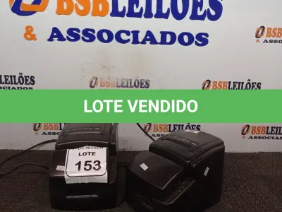 LOTE 153 - 02 IMPRESSORAS DE CUPOM. (NO ESTADO) ATENÇÃO! FAZER A VISITAÇÃO ANTES DE ARREMATAR, NÃO SABEMOS SE FUNCIONA. LEILÃO NÃO TEM GARANTIA E NEM DEVOLUÇÃO, SUJEITO A POSSÍVEIS AVARIAS VISÍVEIS/OCULTAS E/OU AUSÊNCIA DE COMPONENTES.