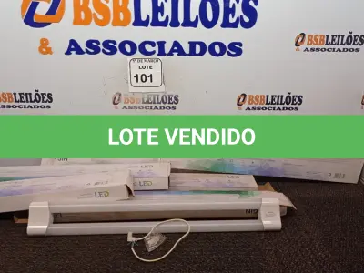LOTE 101 - 06 LUMINÁRIAS LED DUOLINE 18W MARCA ELGIN. (NOVO) (NO ESTADO) ATENÇÃO! FAZER A VISITAÇÃO ANTES DE ARREMATAR, NÃO SABEMOS SE FUNCIONA. LEILÃO NÃO TEM GARANTIA E NEM DEVOLUÇÃO, SUJEITO A POSSÍVEIS AVARIAS VISÍVEIS/OCULTAS E/OU AUSÊNCIA DE COMPONENTES.