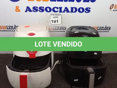 LOTE 191 - 01 AIR FRYER MONDIAL E 01 AIR FRYER WALITA.  (NO ESTADO) ATENÇÃO! FAZER A VISITAÇÃO ANTES DE ARREMATAR, NÃO SABEMOS SE FUNCIONA. LEILÃO NÃO TEM GARANTIA E NEM DEVOLUÇÃO, SUJEITO A POSSÍVEIS AVARIAS VISÍVEIS/OCULTAS E/OU AUSÊNCIA DE COMPONENTES.