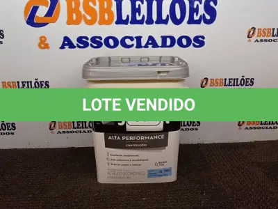 LOTE 057 - 01 GALÃO DE TINTA SUVINIL DE 18L PARA INTERIORES ACABAMENTO FOSCO BRANCO. (NOVO) (NO ESTADO) ATENÇÃO! FAZER A VISITAÇÃO ANTES DE ARREMATAR, NÃO SABEMOS SE FUNCIONA. LEILÃO NÃO TEM GARANTIA E NEM DEVOLUÇÃO, SUJEITO A POSSÍVEIS AVARIAS VISÍVEIS/OCULTAS E/OU AUSÊNCIA DE COMPONENTES.