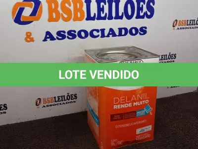 LOTE 180 - 01 LATA DE TINTA 16L/ 18L INTERIORES/EXTERIORES ACRÍLICO FOSCO IQUINI BASE C. (NOVO) (NO ESTADO) ATENÇÃO! FAZER A VISITAÇÃO ANTES DE ARREMATAR, NÃO SABEMOS SE FUNCIONA. LEILÃO NÃO TEM GARANTIA E NEM DEVOLUÇÃO, SUJEITO A POSSÍVEIS AVARIAS VISÍVEIS/OCULTAS E/OU AUSÊNCIA DE COMPONENTES.