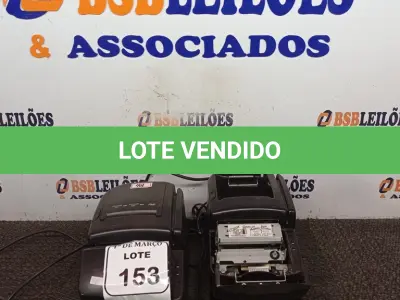 LOTE 153 - 02 IMPRESSORAS DE CUPOM. (NO ESTADO) ATENÇÃO! FAZER A VISITAÇÃO ANTES DE ARREMATAR, NÃO SABEMOS SE FUNCIONA. LEILÃO NÃO TEM GARANTIA E NEM DEVOLUÇÃO, SUJEITO A POSSÍVEIS AVARIAS VISÍVEIS/OCULTAS E/OU AUSÊNCIA DE COMPONENTES.