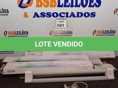 LOTE 101 - 06 LUMINÁRIAS LED DUOLINE 18W MARCA ELGIN. (NOVO) (NO ESTADO) ATENÇÃO! FAZER A VISITAÇÃO ANTES DE ARREMATAR, NÃO SABEMOS SE FUNCIONA. LEILÃO NÃO TEM GARANTIA E NEM DEVOLUÇÃO, SUJEITO A POSSÍVEIS AVARIAS VISÍVEIS/OCULTAS E/OU AUSÊNCIA DE COMPONENTES.