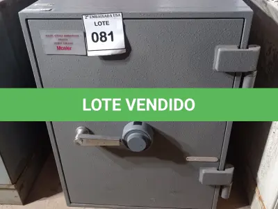 LOTE 081 - 01 SAFE (COFRE) 7410266. (NO ESTADO EM QUE SE ENCONTRA. SUJEITO A AVARIAS OCULTAS/VISÍVEIS.)