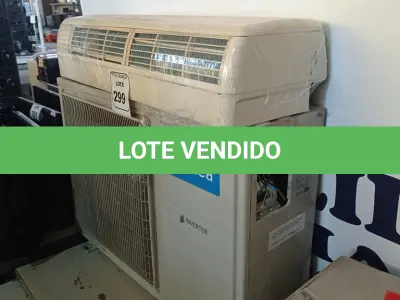 LOTE 299 - 01 AR CONDICIONADO MIDEA 12.000BTUS SEM CONTROLE. (NO ESTADO) ATENÇÃO! FAZER A VISITAÇÃO ANTES DE ARREMATAR, NÃO SABEMOS SE FUNCIONA. LEILÃO NÃO TEM GARANTIA E NEM DEVOLUÇÃO, SUJEITO A POSSÍVEIS AVARIAS VISÍVEIS/OCULTAS E/OU AUSÊNCIA DE COMPONENTES.