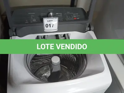 LOTE 017 - 01 MÁQUINA DE LAVAR ROUPA BRASTEMP 12KG 220V. (WASHER). (NO ESTADO EM QUE SE ENCONTRA. SUJEITO A AVARIAS OCULTAS/VISÍVEIS.) BF8538B