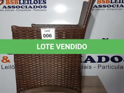 LOTE 006 - 01 GARDEN EASY. (POLTRONA DE JARDIM) (NO ESTADO EM QUE SE ENCONTRA. SUJEITO A AVARIAS OCULTAS/VISÍVEIS.) BH1547B