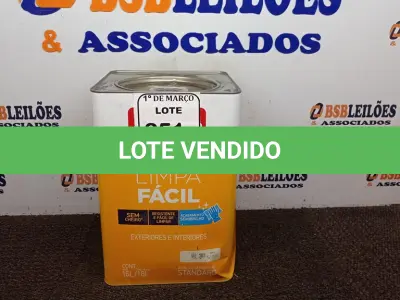 LOTE 251 - 01 LATA DE TINTA 16L/ 18L INTERIORES/EXTERIORES ACRÍLICO FOSCO IQUINE BASE C.  (NOVO) (NO ESTADO) ATENÇÃO! FAZER A VISITAÇÃO ANTES DE ARREMATAR, NÃO SABEMOS SE FUNCIONA. LEILÃO NÃO TEM GARANTIA E NEM DEVOLUÇÃO, SUJEITO A POSSÍVEIS AVARIAS VISÍVEIS/OCULTAS E/OU AUSÊNCIA DE COMPONENTES.