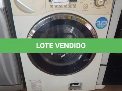 LOTE 432 - 01 LAVA E SECA ELECTROLUX 9 KG. (NO ESTADO) ATENÇÃO! FAZER A VISITAÇÃO ANTES DE ARREMATAR, NÃO SABEMOS SE FUNCIONA. LEILÃO NÃO TEM GARANTIA E NEM DEVOLUÇÃO, SUJEITO A POSSÍVEIS AVARIAS VISÍVEIS/OCULTAS E/OU AUSÊNCIA DE COMPONENTES.