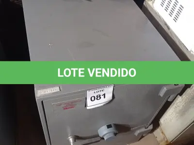 LOTE 081 - 01 SAFE (COFRE) 7410266. (NO ESTADO EM QUE SE ENCONTRA. SUJEITO A AVARIAS OCULTAS/VISÍVEIS.)