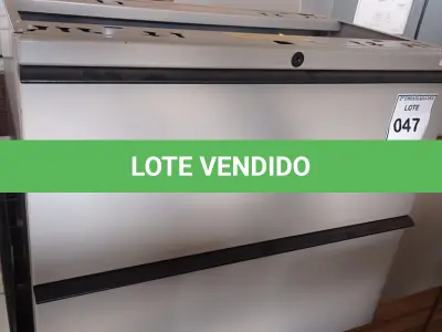 LOTE 047 - 01 GAVETEIRO EM AÇO COM 02 GAVETAS. (NO ESTADO EM QUE SE ENCONTRA. SUJEITO A AVARIAS OCULTAS/VISÍVEIS.)