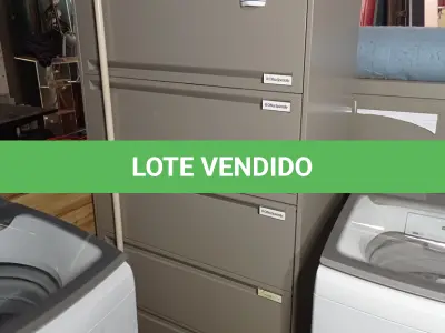 LOTE 016 - 01 ARMÁRIO DE FERRO 5 GAVETAS. (NO ESTADO EM QUE SE ENCONTRA. SUJEITO A AVARIAS OCULTAS/VISÍVEIS.)