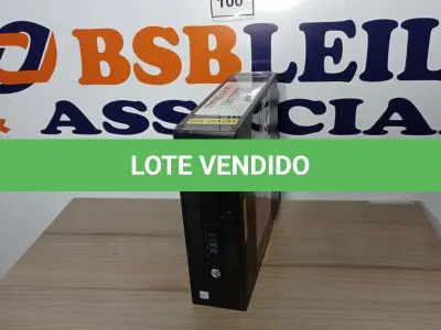 LOTE 100 - 01 CPU HP CORE I5 8GB - 851481 (NO ESTADO EM QUE SE ENCONTRA. SUJEITO A AVARIAS OCULTAS/VISÍVEIS.)