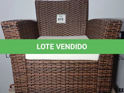 LOTE 072 - 01 GARDEN CHAIR. (CADEIRA DE JARDIM) (NO ESTADO EM QUE SE ENCONTRA. SUJEITO A AVARIAS OCULTAS/VISÍVEIS.) BH1670B