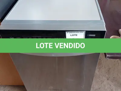 LOTE 105 - 01 MÁQUINA DE LAVAR LOUÇA BRASTEMP 220V. (DISHWASHER) (NO ESTADO EM QUE SE ENCONTRA. SUJEITO A AVARIAS OCULTAS/VISÍVEIS.) BH1503G