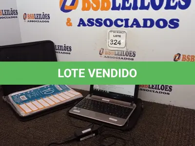 LOTE 324 - 01 NETBOOK POSITIVO COM FONTE E 01 FICHÁRIO. (NO ESTADO) ATENÇÃO! FAZER A VISITAÇÃO ANTES DE ARREMATAR, NÃO SABEMOS SE FUNCIONA. LEILÃO NÃO TEM GARANTIA E NEM DEVOLUÇÃO, SUJEITO A POSSÍVEIS AVARIAS VISÍVEIS/OCULTAS E/OU AUSÊNCIA DE COMPONENTES.