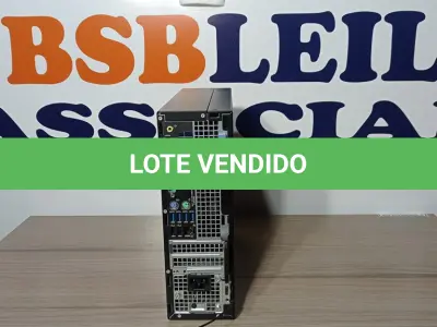 LOTE 030 - 01 CPU DELL CORE I5 8GB 7THN GEN - CD0001051944. (NO ESTADO EM QUE SE ENCONTRA. SUJEITO A AVARIAS OCULTAS/VISÍVEIS.)