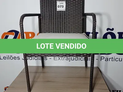 LOTE 073 - 01 GARDEN CHAIR. (CADEIRA DE JARDIM) (NO ESTADO EM QUE SE ENCONTRA. SUJEITO A AVARIAS OCULTAS/VISÍVEIS.) BH1670S