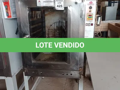 LOTE 425 - 01 FORNO ELÉTRICO PROGÁS. (NO ESTADO) ATENÇÃO! FAZER A VISITAÇÃO ANTES DE ARREMATAR, NÃO SABEMOS SE FUNCIONA. LEILÃO NÃO TEM GARANTIA E NEM DEVOLUÇÃO, SUJEITO A POSSÍVEIS AVARIAS VISÍVEIS/OCULTAS E/OU AUSÊNCIA DE COMPONENTES.