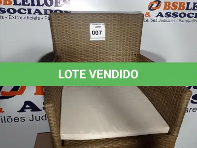 LOTE 007 - 01 GARDEN EASY. (POLTRONA DE JARDIM) (NO ESTADO EM QUE SE ENCONTRA. SUJEITO A AVARIAS OCULTAS/VISÍVEIS.) BH1541K