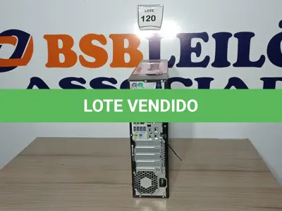 LOTE 120 - 01 CPU CORE I5 HP 8GB - 851484. (NO ESTADO EM QUE SE ENCONTRA. SUJEITO A AVARIAS OCULTAS/VISÍVEIS.)