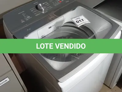 LOTE 017 - 01 MÁQUINA DE LAVAR ROUPA BRASTEMP 12KG 220V. (WASHER). (NO ESTADO EM QUE SE ENCONTRA. SUJEITO A AVARIAS OCULTAS/VISÍVEIS.) BF8538B