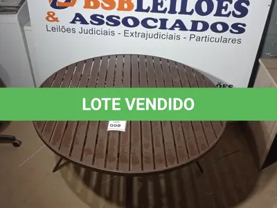 LOTE 008 - 01 GARDEN TABLE (MESA DE JARDIM). (NO ESTADO EM QUE SE ENCONTRA. SUJEITO A AVARIAS OCULTAS/VISÍVEIS.) BH1540F